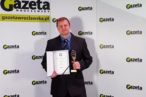 Gazeta Wrocławska - Hipokrates 2018 - Ratownik Medyczny Roku 2018 - TRS Artur Mądracki